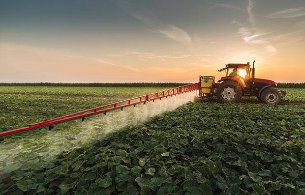 Tractor Spraying