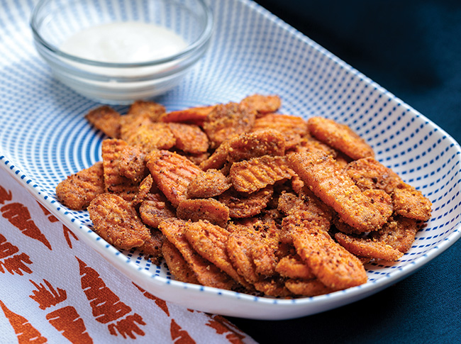 Parmesan Carrot Chips