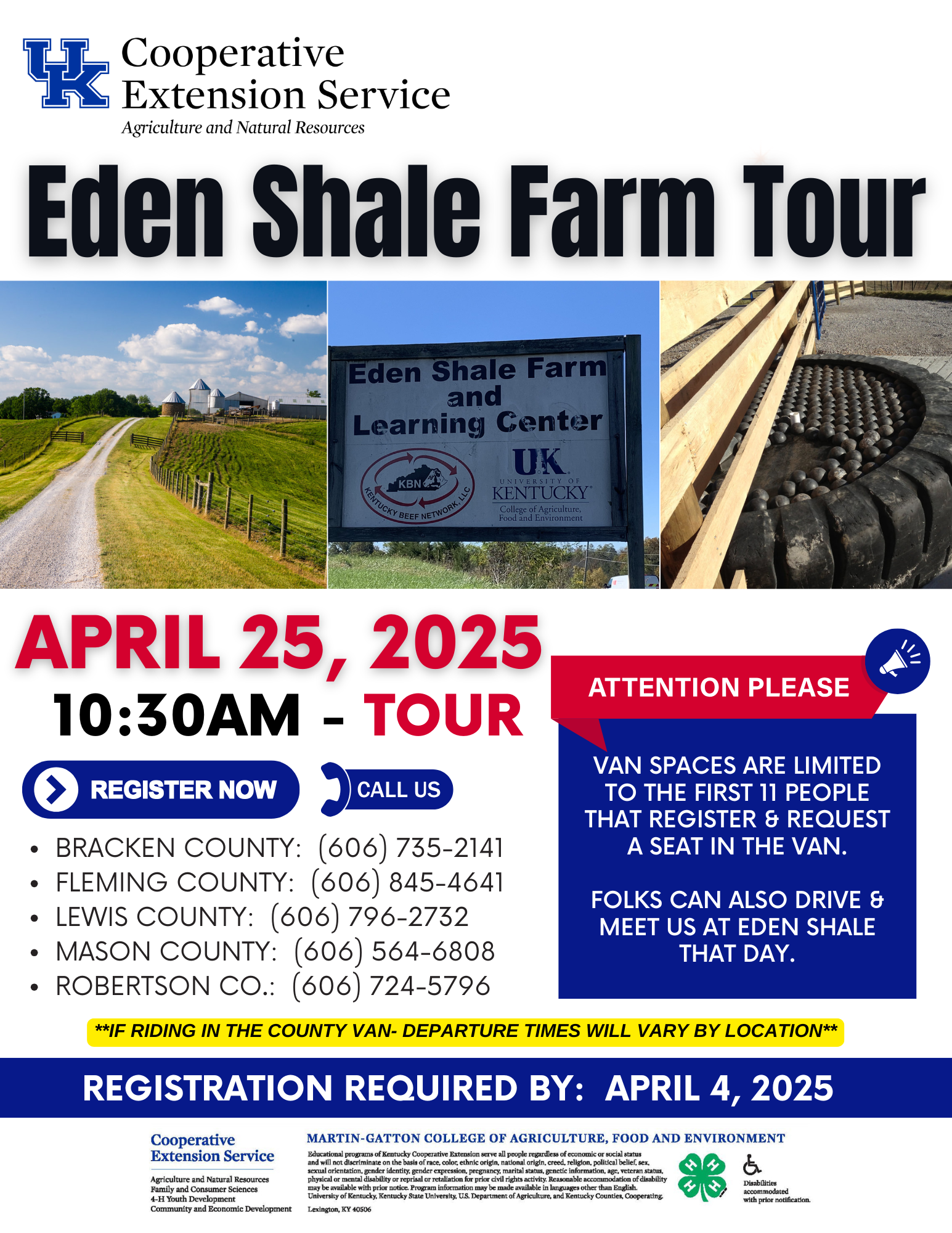 Eden Shale Tour