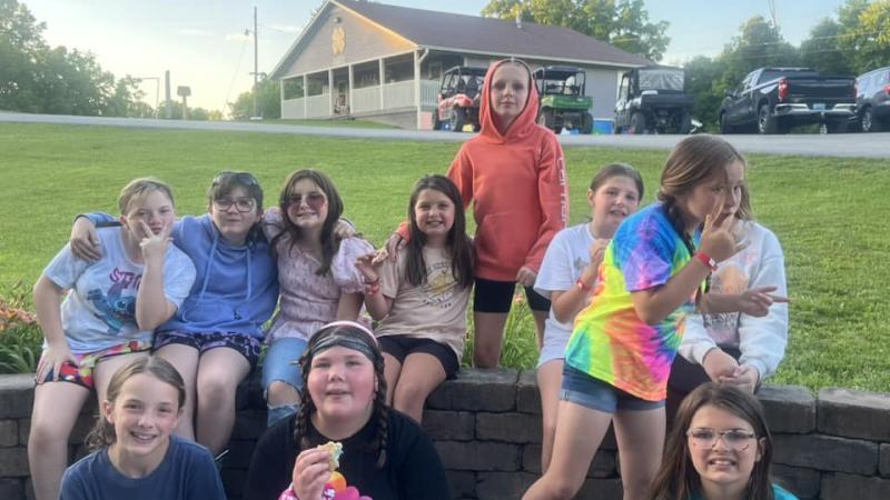 Kids at 4H Camp
